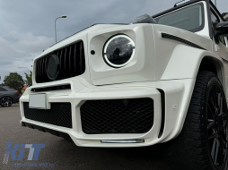Teljes LED fényszórók MERCEDES G-osztály W463 (2005-2017) Fekete Facelift 2018 Design-image-6107963