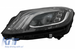 Teljes LED fényszórók MERCEDES S-osztály W222 Maybach X222 13-17 Facelift modellhez-image-6062555
