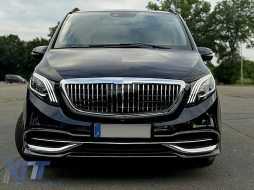 Teljes LED fényszórók Mercedes V osztály W447 (2016-2020) modellekhez, fekete -image-6107980