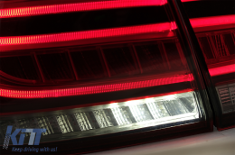 Teljes LED hátsó lámpa Mercedes M-osztály W166 (2012-2015) modellekhez, piros fehér balkormányos-image-6075031