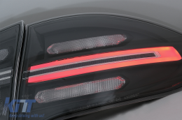 Teljes LED hátsó lámpa Porsche Cayenne 958 E2 92A facelift előtti (2010-2014) modellekhez, fekete/füst, dinamikus irányjelzőkkel-image-6064698