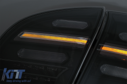 Teljes LED hátsó lámpa Porsche Cayenne 958 E2 92A facelift előtti (2010-2014) modellekhez, fekete/füst, dinamikus irányjelzőkkel-image-6067448