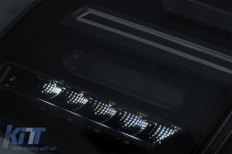 Teljes LED hátsó lámpa Porsche Cayenne 958 E2 92A facelift előtti (2010-2014) modellekhez, fekete/füst, dinamikus irányjelzőkkel-image-6067451