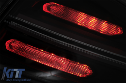 Teljes LED hátsó lámpa Porsche Cayenne 958 E2 92A facelift előtti (2010-2014) modellekhez, fekete/füst, dinamikus irányjelzőkkel-image-6067452
