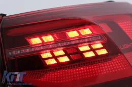 Teljes LED hátsó lámpa szett VW Golf VIII ferdehátú Mk8 MQB (2020-tól) dinamikus irányjelzővel-image-6096577
