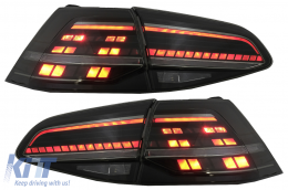 
Teljes LED Hátsó lámpa VW Golf 7 és 7.5 VII (2012-2020) modellekhez, G7.5 dizájn, Dinamikus irányjelző, Füst-image-6082981