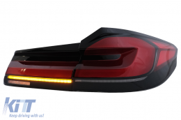 Teljes LED hátsó lámpák BMW 5 G30 szedán (2017-2019) modellekhez, LCI dizájn, dinamikus irányjelzőkkel -image-6096989