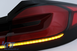 Teljes LED hátsó lámpák BMW 5 G30 szedán (2017-2019) modellekhez, LCI dizájn, dinamikus irányjelzőkkel -image-6096990