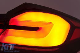 Teljes LED hátsó lámpák BMW 5 G30 szedán (2017-2019) modellekhez, LCI dizájn, dinamikus irányjelzőkkel -image-6096995
