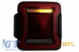 
Teljes LED hátsó lámpák Jeep Wrangler IV JL / JLU (2018-tól) RED-hez, dinamikus indítással és kanyarkövető fénnyel.-image-6059507