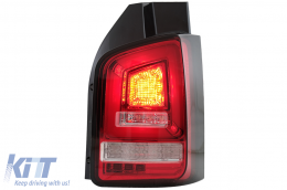 
Teljes LED Hátsó lámpák, Piros/fehér, VW Transporter Multivan V T5 Facelift (2010-2015) modellekhez-image-6073522