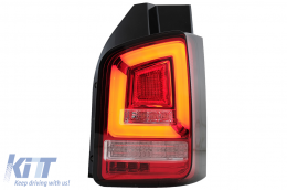 
Teljes LED Hátsó lámpák, Piros/fehér, VW Transporter Multivan V T5 Facelift (2010-2015) modellekhez-image-6073524