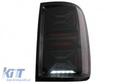 Teljes LED hátsó lámpák VW Amarok (2010-2020) modellekhez, dinamikus irányjelző, füst szín-image-6089549