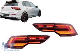 image-69-Teljes LED hátsó lámpák VW Golf VIII ferdehátú Mk8 MQB (2020-tól) dinamikus irányjelző 