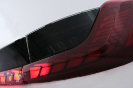 Teljesen LED hátsó lámpák BMW 3 G20 G28 M3 G80 szedán (2018-2022) modellekhez, Vörös füst, dinamikus irányjelző -image-6096538