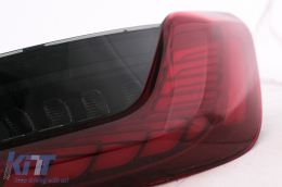 Teljesen LED hátsó lámpák BMW 3 G20 G28 M3 G80 szedán (2018-2022) modellekhez, Vörös füst, dinamikus irányjelző -image-6096554