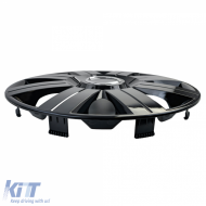 Tenzo-R II hubcaps 16 inch black gloss set of 4 wheel covers steel rims-image-6210959