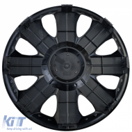 Tenzo-R II hubcaps 16 inch black gloss set of 4 wheel covers steel rims-image-6210961