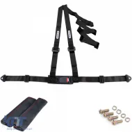 image-11-Tenzo-R Sport 3-point harness seat belt with belt pad black set
