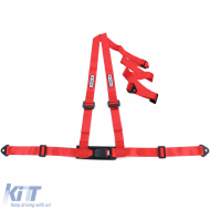 Tenzo-R Sport 3 pontos biztonsági öv, piros, E-jellel-image-6190823
