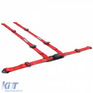 Tenzo-R Sport 4-pontos biztonsági öv, piros, E-jellel-image-6200894