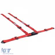 Tenzo-R Sport Gurte mit 4 Punkten, rot, mit E-Zeichen-image-6200894