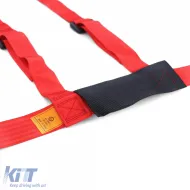 Tenzo-R Sport Gurte mit 4 Punkten, rot, mit E-Zeichen-image-6200899