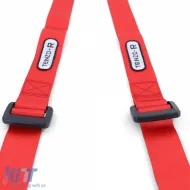 Tenzo-R Sport Harness Belt Sicherheitsgurt 3-Punkt rot mit E-Zeichen-image-6190828