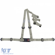 Tenzo-R Sport Harness Belt Sicherheitsgurt 3-Punkt grau mit E-Zeichen-image-6191483