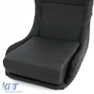 Tenzo-R sportülés kagylóülés dönthető műbőr fekete-image-6199600
