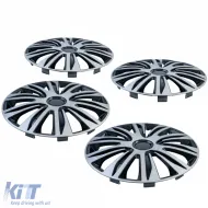 Tenzo-R XII Radabdeckungen 16 Zoll silber schwarz Set aus 4 Stahlfelgen-image-6210964