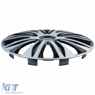 Tenzo-R XII wheel covers 16 inch silver black set of 4 hubcaps steel rims-image-6210967