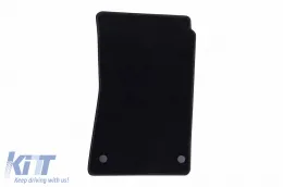 Teppichfußmatten von Petex geeignet für Mercedes SLK R171 2004-2011, Set aus 2 Stück, schwarz-image-6240625