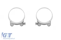 Terminali di scarico nero lucido adatti per Audi A4 B9.5 dopo il 2021-image-6139145