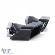 Terminali di scarico V8 550 stile neri adatti per BMW Serie 5 F10 F11 535i 535d-image-6205169