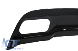 Tető spoiler, hátsó diffúzor, kipufogóvégek MERCEDES W176 A-osztály 12+ modellekhez, Sport B stílus-image-6025376