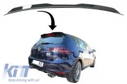 Tető spoiler VW Golf 7 & 7.5 (2012-2020) GTI kivitel, zongoralakk fekete-image-6063207