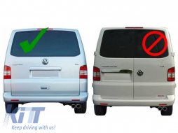 Tető spoiler VW Volkswagen Transporter Multivan Caravelle T5 T5.1 Facelift (2003-2015) T6 (2016+) sportvonal Design-image-5990640