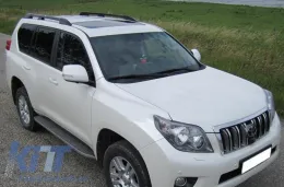 Tetőcsomagtartó rudak Toyota Land Cruiser Prado J150 (2009-) modellekhez, fekete-image-6044532