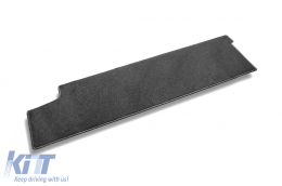 Textile floor mat by Rigum suitable for Volkswagen T5 Transporter after 2015, for 2nd row seats, 1 piece, black - ABFMV6022719