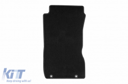 Textile floor mats by Rigum suitable for Alfa Romeo Giulia after 2016, set of 4 pieces, black-image-6244483