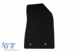 Textile floor mats by Rigum suitable for Alfa Romeo Giulietta after 2020, set of 4 pieces, black-image-6244497