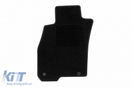 Textile floor mats by Rigum suitable for Alfa Romeo Mito 2007-2018, set of 4 pieces, black-image-6247101