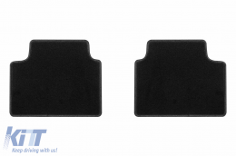 Textile floor mats by Rigum suitable for Alfa Romeo Giulia after 2020, set of 4 pieces, black-image-6248032