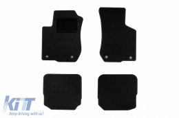 Textile floor mats by Rigum suitable for Audi A3 1996-2003, set of 4 pieces, black - ABFMA6022804
