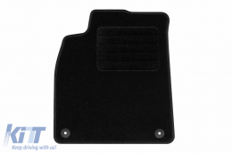 Textile floor mats by Rigum suitable for Audi A6 2011-2018, set of 4 pieces, black-image-6244079