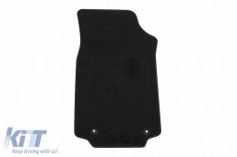 Textile floor mats by Rigum suitable for Audi A6 1991-1996, set of 4 pieces, black-image-6244529