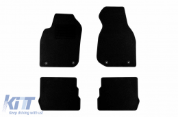 Textile floor mats by Rigum suitable for Audi A6 1997-2000, set of 4 pieces, black - ABFMA6022808