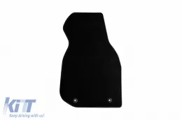 Textile floor mats by Rigum suitable for Audi A6 1997-2000, set of 4 pieces, black-image-6244536