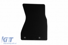 Textile floor mats by Rigum suitable for Audi A8 2001-2003, set of 4 pieces, black-image-6244578